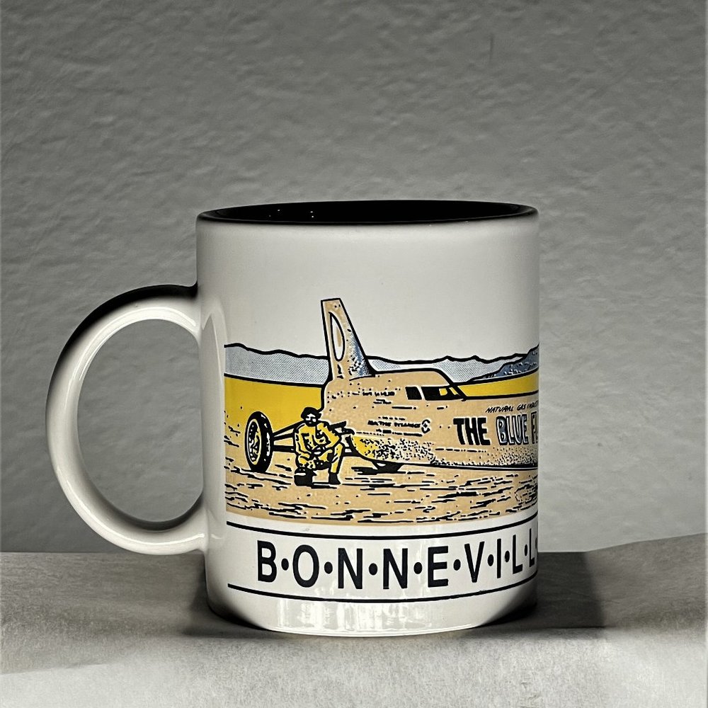 BONNEVILLE SALT FLATS Graphic The Blue Flame Standard Coffee Mug No Cracks/Chips